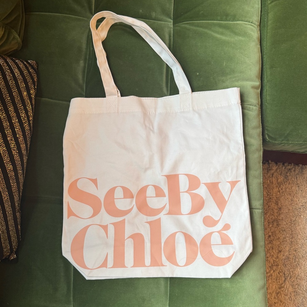 See By Chloe Tote Bag, White/Blush